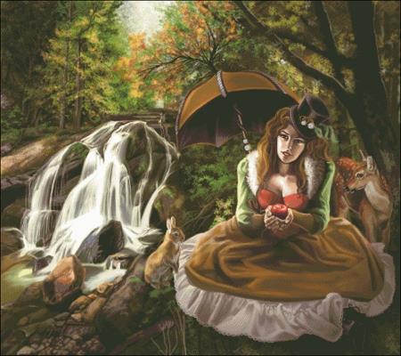Steampunk Snow White - Charting Creations