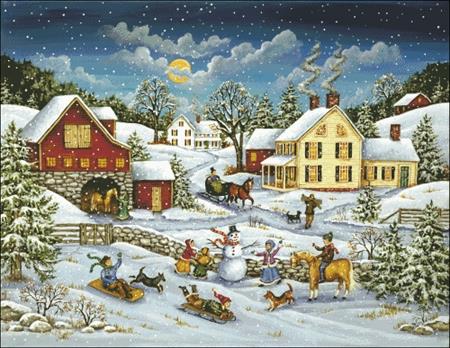 The Sledding Race - Charting Creations