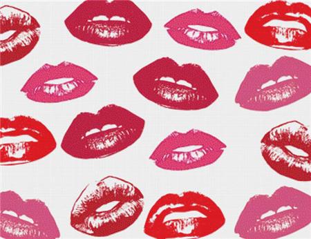 Glossy Lips - X Squared Cross Stitch