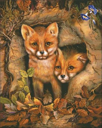 Fox Cubs - Charting Creations