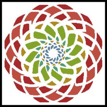 Abstract Spiral - Artecy Cross Stitch