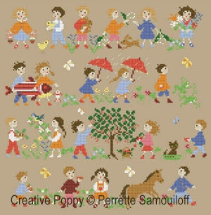 Happy Childhood: Spring - Perrette Samouiloff