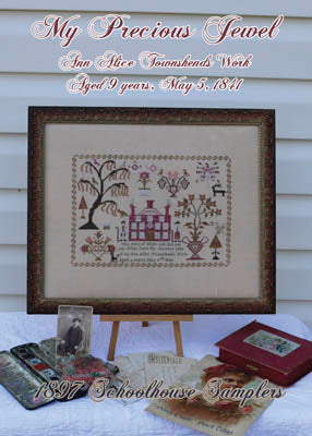 Ann Alice Townshends Work - 1897 Schoolhouse Samplers