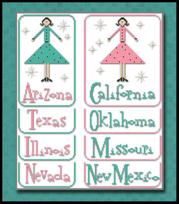 Route 66: The States - Little House Needleworks