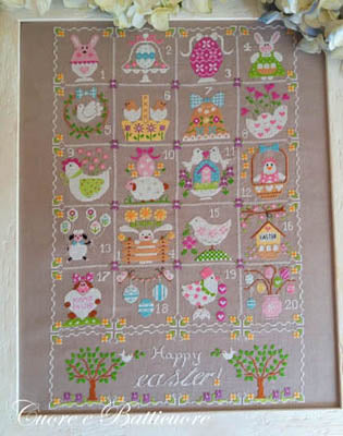 Shabby Easter Calendar - Cuore E Batticuore