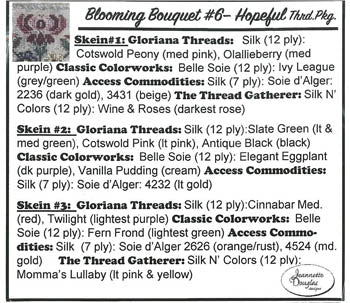 Blooming Bouquets #6 Hopeful - Jeannette Douglas Designs