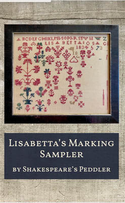 Lisabetta's Marking Sampler - Shakespeare's Peddler