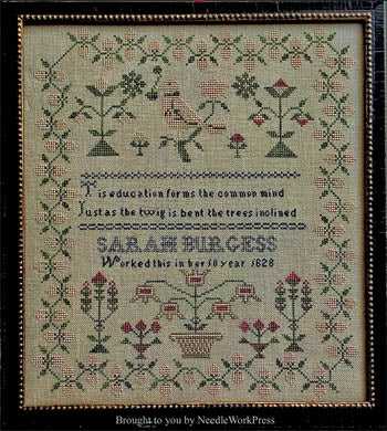 Sarah Burgess 1828 - Needle WorkPress