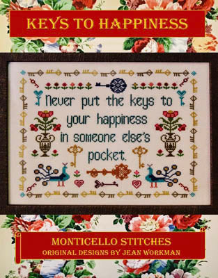Keys To Happiness - Monticello Stitches