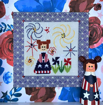 Patriotic Peg - Luhu Stitches