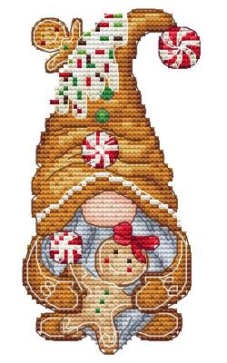 Gingerbread Gnome - Les Petites Croix De Lucie