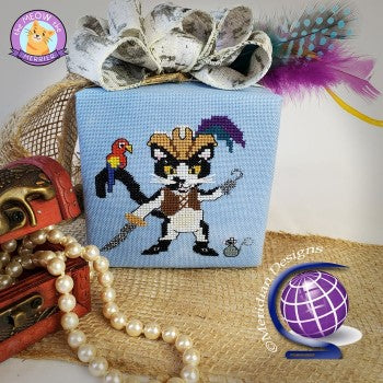 Pirate Kitty - Meridian Designs For Cross Stitch