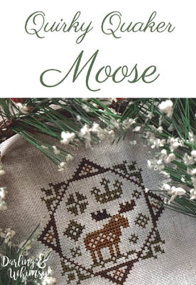 Quirky Quaker: Moose - Darling & Whimsy Designs