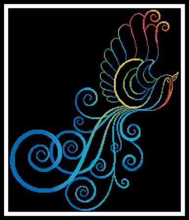 Colourful Fancy Bird - Artecy Cross Stitch