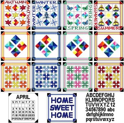 Needle Block Wonders 09: Seasons - Cross Stitch Wonders