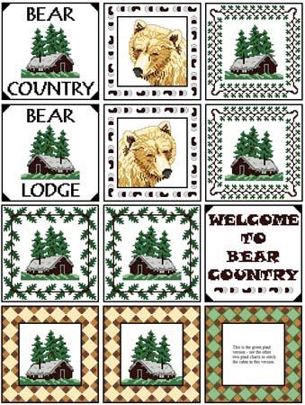 Needle Block Wonders 06: Bear Country - Cross Stitch Wonders