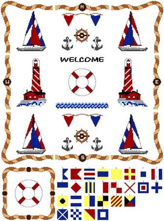 Needle Block Wonders 05: Nautical - Cross Stitch Wonders