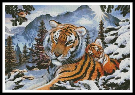 Tiger Dawn - Artecy Cross Stitch