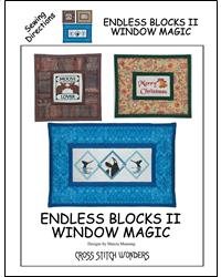Sewing Patterns: Endless Blocks II Window Magic - Cross Stitch Wonders