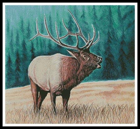Elk Bugler 2 - Artecy Cross Stitch