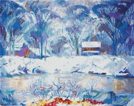 Des Plaines River - X Squared Cross Stitch