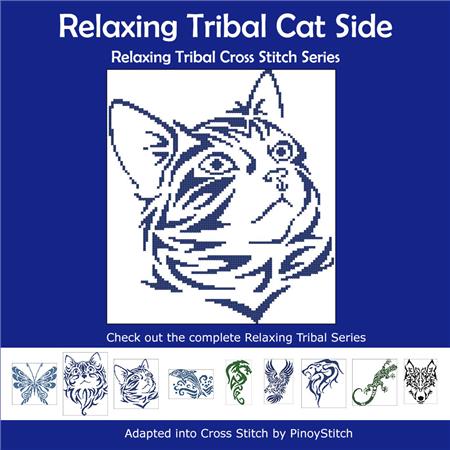 Relaxing Tribal: Cat Side - PinoyStitch