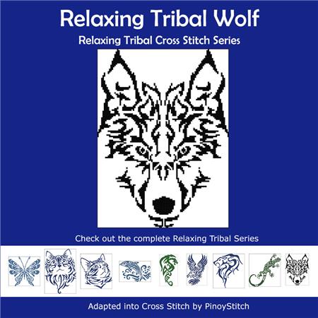 Relaxing Tribal: Wolf - PinoyStitch