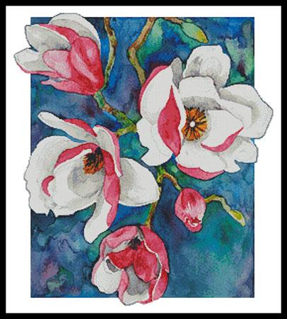 Magnificent Magnolias 2 - Artecy Cross Stitch