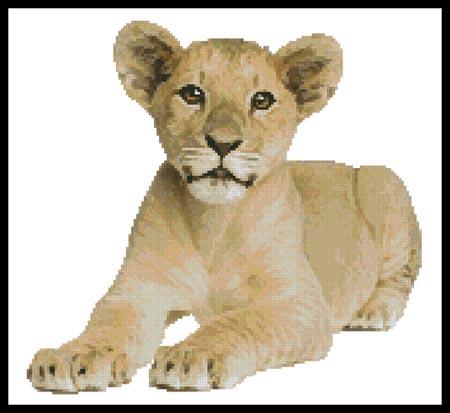 Lion Cub 2 - Artecy Cross Stitch
