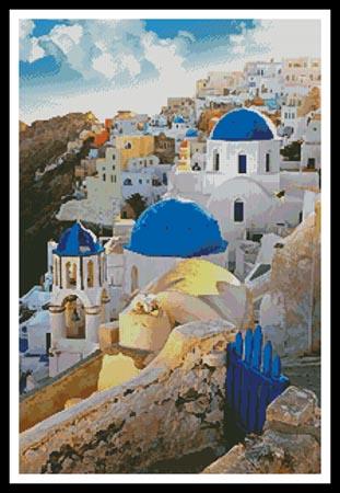 Santorini - Artecy Cross Stitch