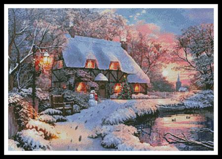 Winter Cottage - Artecy Cross Stitch