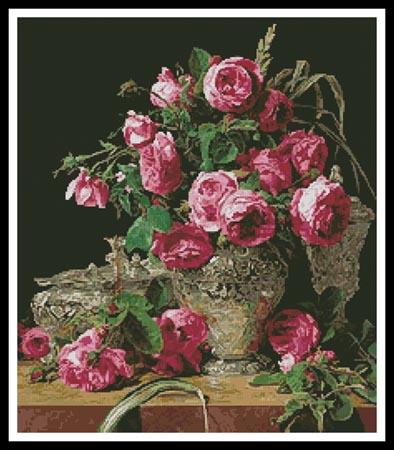 Roses Painting - Artecy Cross Stitch