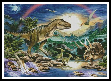 Tyrannosaur - Artecy Cross Stitch