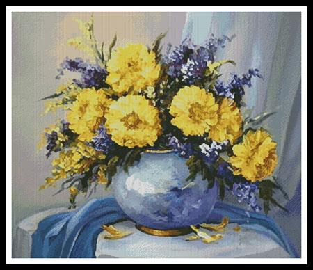 Golden Arrangement - Artecy Cross Stitch