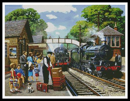 Train To The Coast - Artecy Cross Stitch