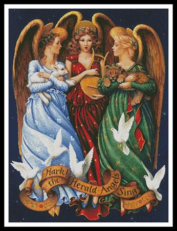 Hark The Herald Angels Sing - Artecy Cross Stitch