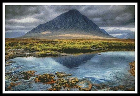 Buachaille Etive Mor Glencoe - Artecy Cross Stitch