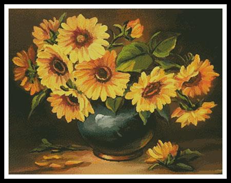 Golden Petals - Artecy Cross Stitch