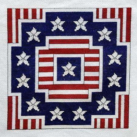 Holiday Squares: Stars N' Stripes - Linda Jeanne Jenkins
