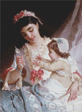 Distracting The Baby - X Squared Cross Stitch
