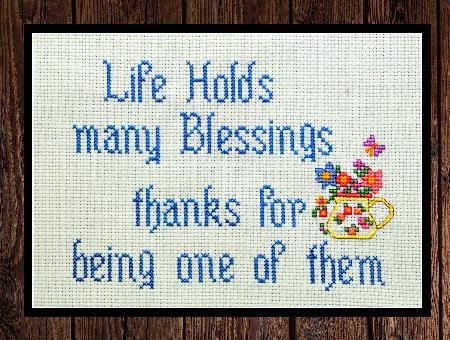 Life Holds Many Blessings - Iris Originals