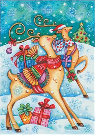Dasher And Dancer - Charting Creations