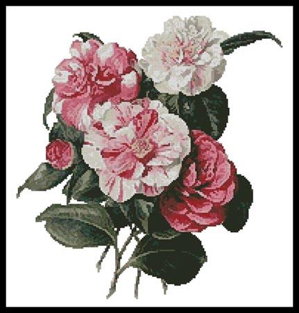 Camellias 4 - Artecy Cross Stitch