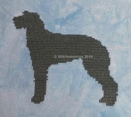 Dog Silhouette: Irish Wolfhound - Stitchnmomma