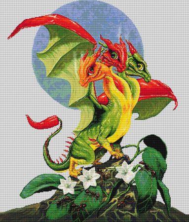 Peppers Dragon by Stanley Morrison - Paine Free Crafts