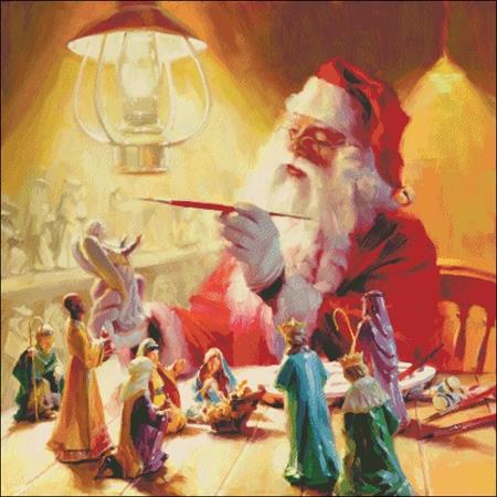 Santa, More Than Toys - Charting Creations