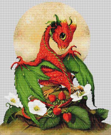 Strawberry Dragon by Stanley Morrison - Paine Free Crafts