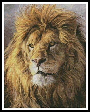 Portrait Of A Lion - Artecy Cross Stitch