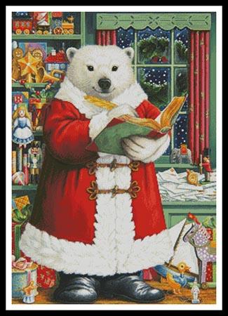Santa Bear - Artecy Cross Stitch