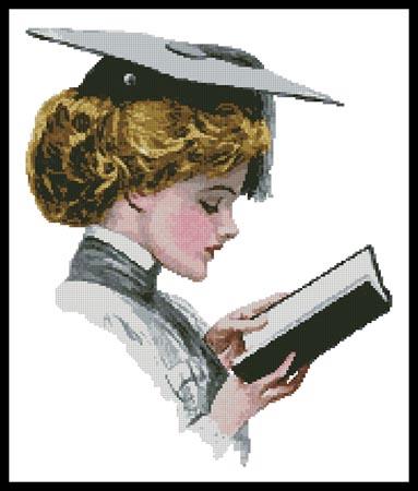 Graduation Blonde - Artecy Cross Stitch